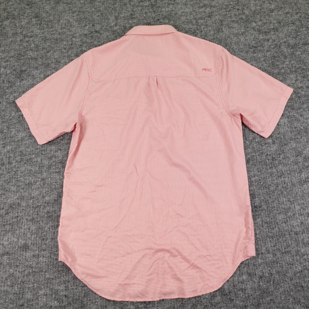 Mountain Khakis Shirt‎ Mens Medium Salmon Pink Passport EC Short Sleeve - Picture 3 of 11